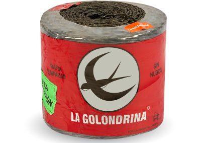 Cordelería en rollo de cuerda negra
